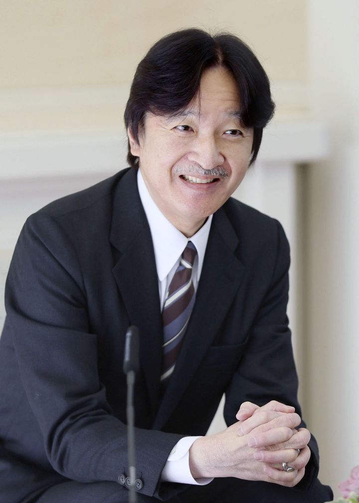 58歳の誕生日を前に記者会見される秋篠宮さま＝2023年11月27日、東京・赤坂御用地の赤坂東邸（代表撮影）