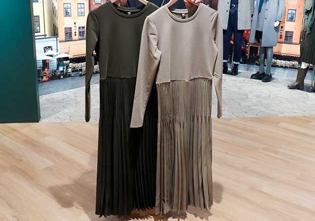 ユニクロの2024年秋冬新作ワンピース1