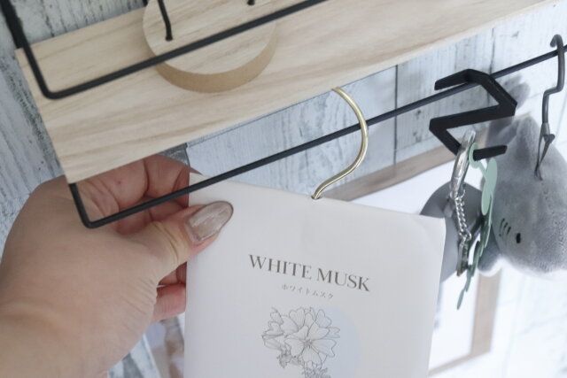 ダイソー フレグランスサシェ（ホワイトムスク） 使用例