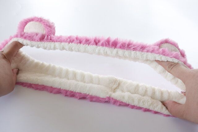 ダイソーのくま耳ヘアバンド