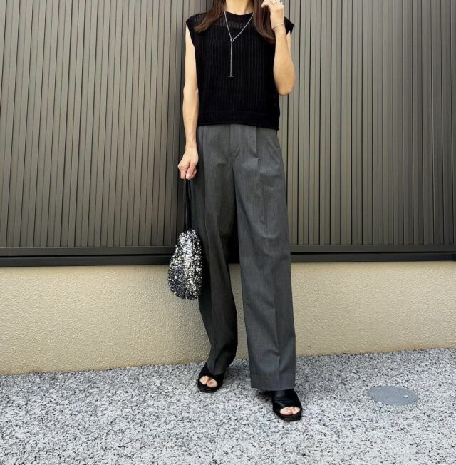 GUのスパンコールバッグ+E