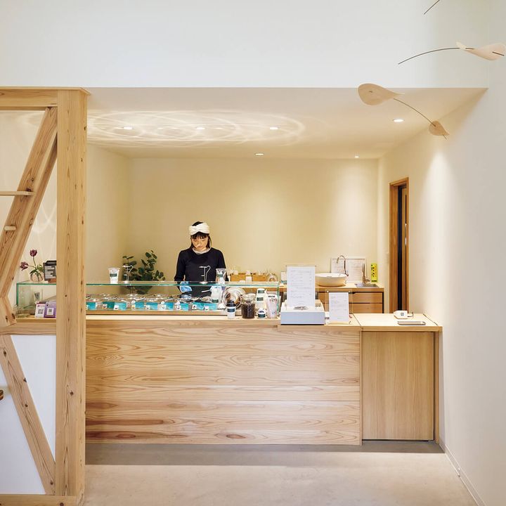 群馬〈MONTELISCIA GELATO & COFFEE〉店内