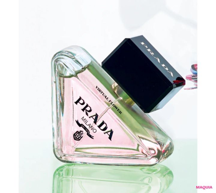 プラダ パラドックス ヴァーチャル フラワー オーデパルファム 50ml ￥18370／プラダ ビューティ