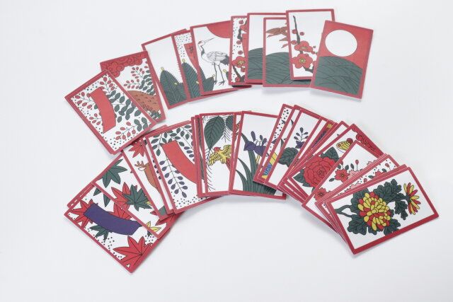 ダイソー フレークステッカー（花札、36枚）