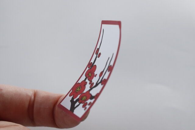 ダイソー フレークステッカー（花札、36枚） ステッカー