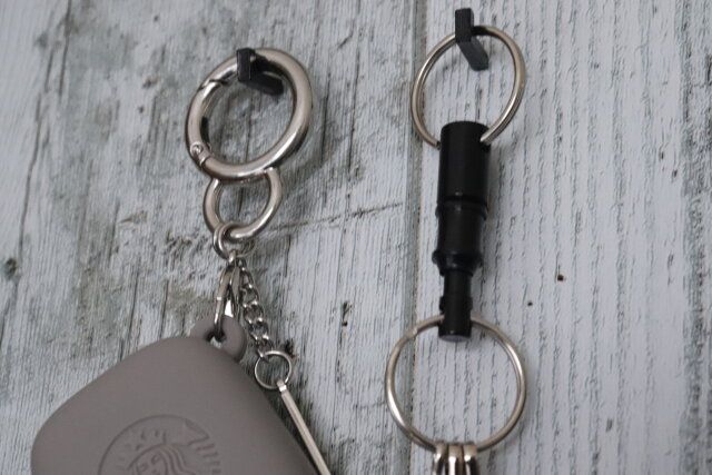 ダイソーのプッシュピン 折釘風 1.5cm 4Pの使用例