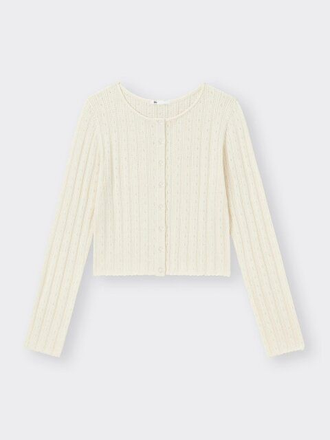 GUのポインテールカーディガン