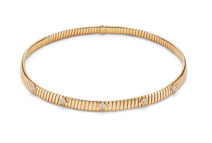 「ブルガリ トゥガボス」チョーカーネックレス（YG×ダイヤモンド）￥3,267,000