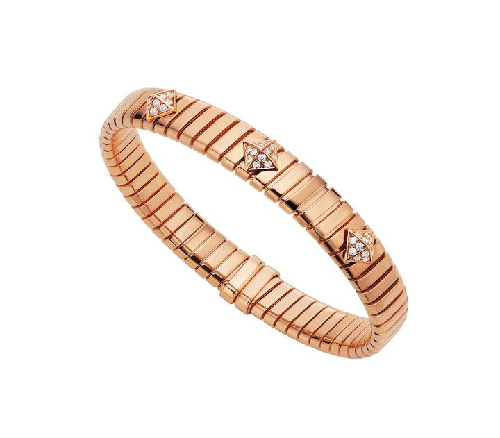 「ブルガリ トゥガボス」ブレスレット（PG×ダイヤモンド）￥1,771,000 ＊日本先行発売