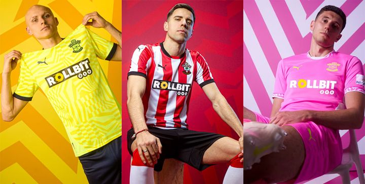 菅原由勢の新天地！サウサンプトンの新ユニフォームは全部「迷彩柄」デザイン その理由は“軍艦”だった