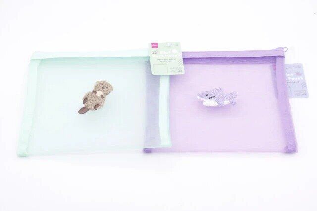 ダイソー フラットメッシュポーチ