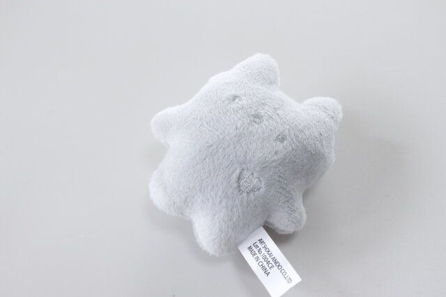 ダイソーのゆるかわいいマスコットキーホルダー（ウサギ）