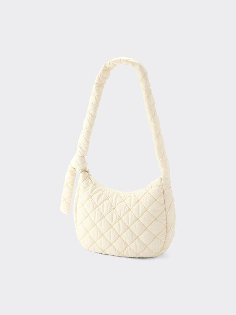 2024guレディースキルティングダブルポケットバッグ