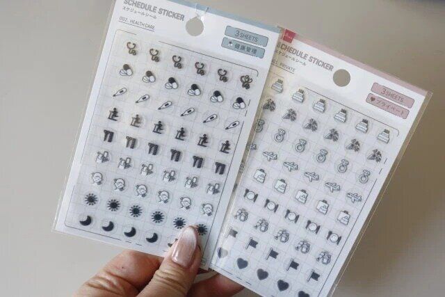 ダイソー スケジュールシール