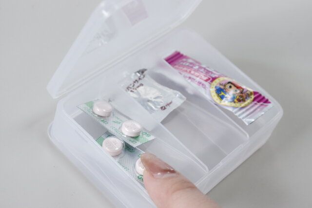 ダイソー おくすりケース（抗菌、6マス） 使用例