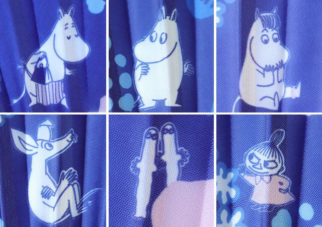 宝島社ムック付録のムーミン扇子と収納ケース4