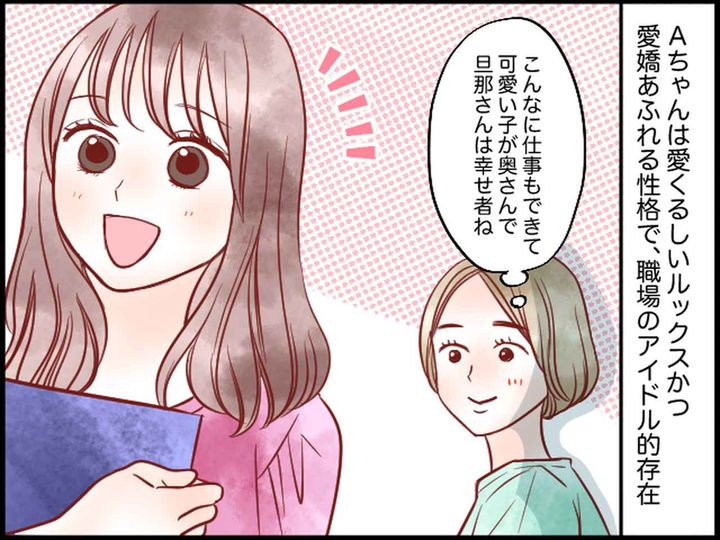 画像1: 職場で人気者の妻。偶然見つけたアカウントで……