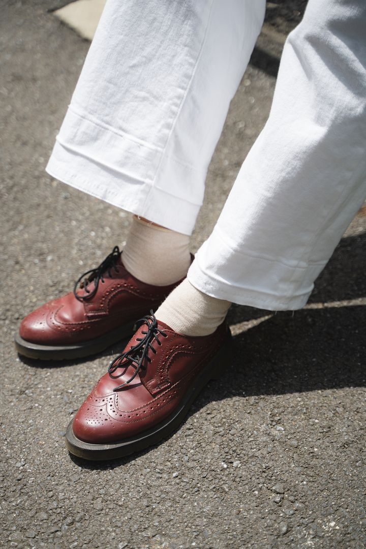 【愛用デニムSNAP】なんだか上品にキマる《Levi’s》の白デニム。タンクトップでさらりと着こなし