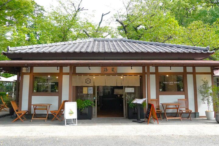 増上寺の境内でのんびり楽しむ和栗のしぼりたて生モンブラン♪「TERA CAFE SHIEN -ZOJOJI-」