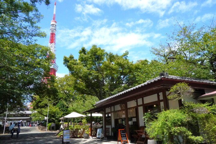 増上寺の境内でのんびり楽しむ和栗のしぼりたて生モンブラン♪「TERA CAFE SHIEN -ZOJOJI-」