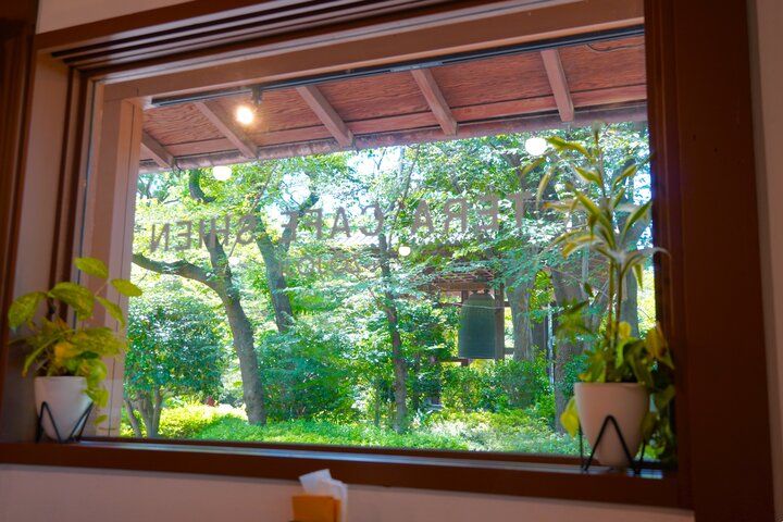 増上寺の境内でのんびり楽しむ和栗のしぼりたて生モンブラン♪「TERA CAFE SHIEN -ZOJOJI-」