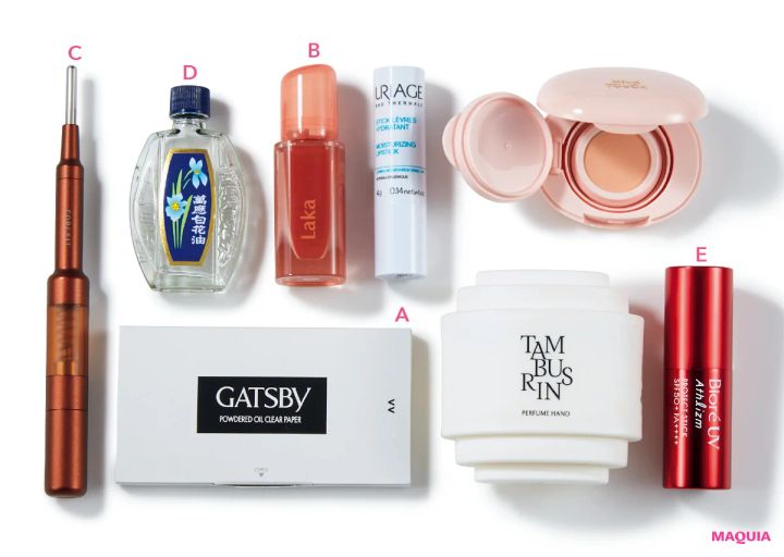 美容のプロのポーチの中身。皮脂オフ、血色up、スマートなお直しのヒントが満載！_15