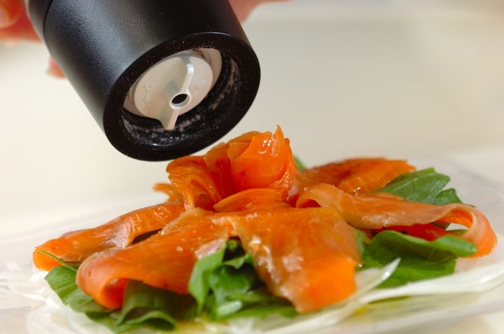 サーモンのカルパッチョの作り方2