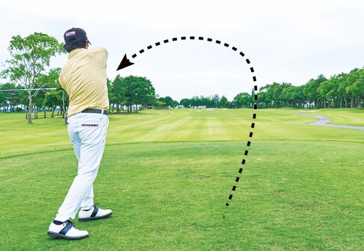 右へのミス“引っかけ”の簡単な修正方法！「右手だけハンドダウン」で握る