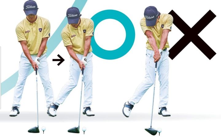 右へのミス“引っかけ”の簡単な修正方法！「右手だけハンドダウン」で握る