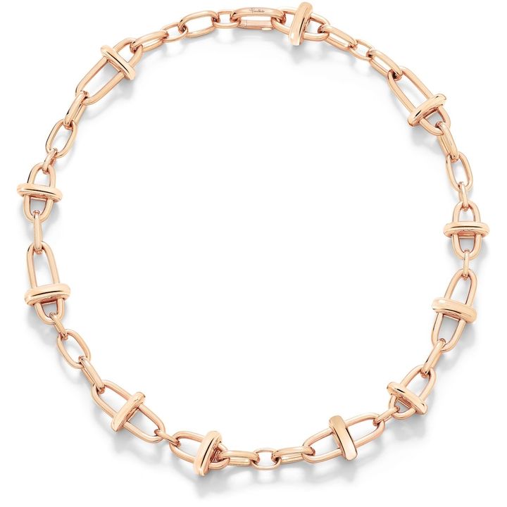 シグニチャーのチェーンデザインを取り入れた「イコニカ」ネックレス（RG）￥4,048,000