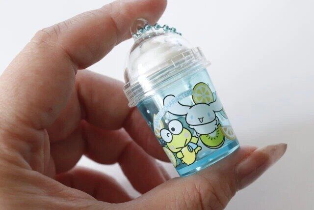 ダイソー フラッペキーホルダー M／X レモン