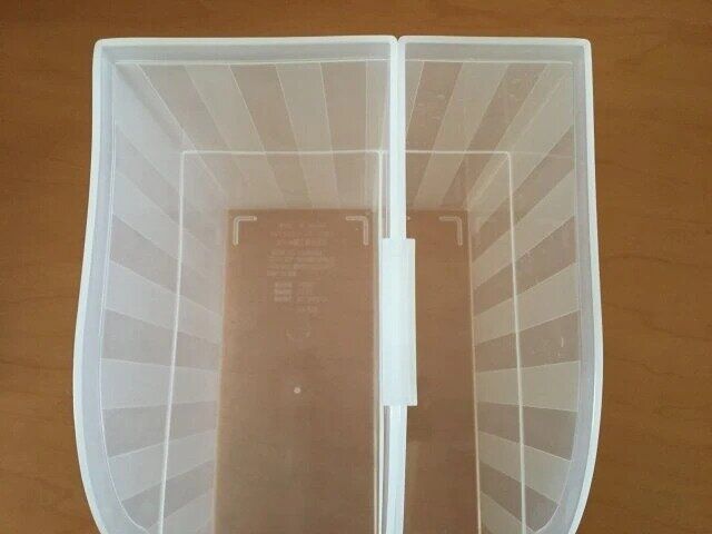 ダイソーの役立つファイルボックス連結パーツM クリア