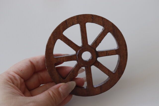 セリア ウッドミニホイール デザイン