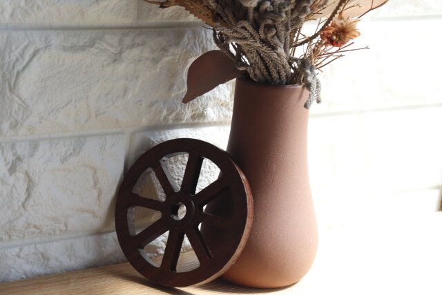 セリア ウッドミニホイール インテリア