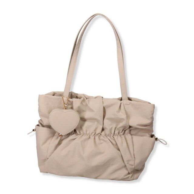 2024秋しまむらレディースドロストギャザートートバッグ