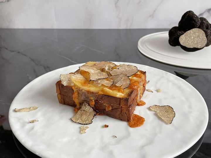 「TRUFFLE CROQUE MONSIEUR（トリュフ クロックムッシュ）」1280円