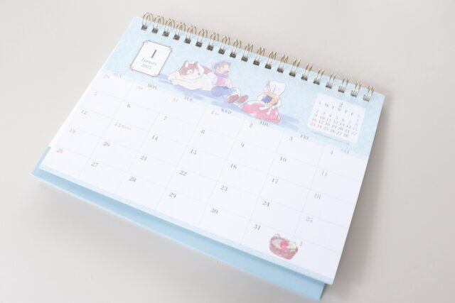 セリア 世界名作劇場卓上カレンダー