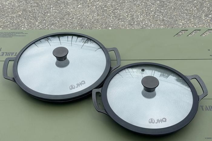 JHQの鉄板マルチグリドル蓋33cmと29cm