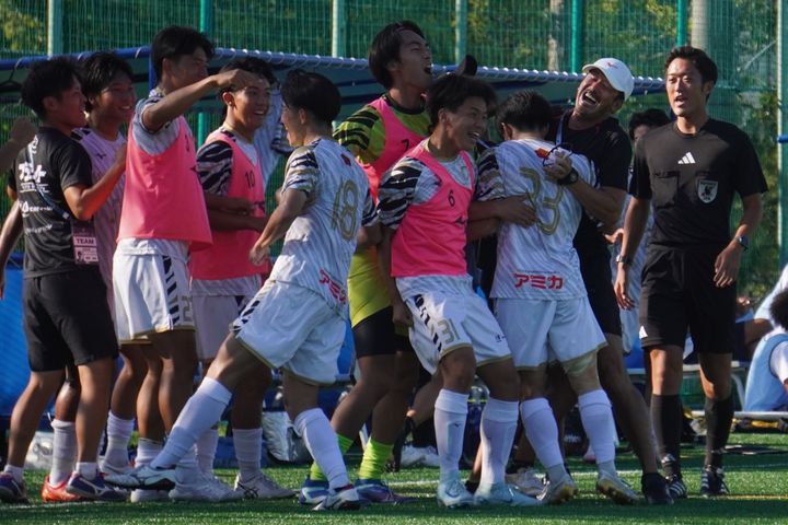 中京大が2-1で強豪流通経済大を真っ向勝負で撃破！昨年右ひざ前十字靭帯断裂のスーパールーキーFW増崎康清が決勝弾