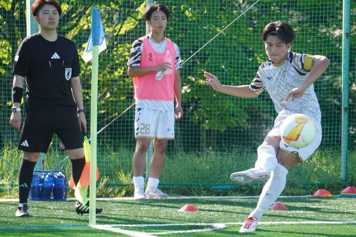 中京大のヴィッセル神戸アカデミーコンビが総理大臣杯初戦で流通経済大撃破に貢献！MF押富大輝主将、GK田村聡佑が躍動