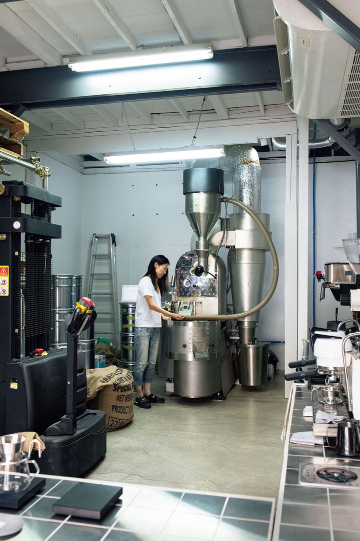 FIRST CROP COFFEE JAPAN ROASTERYの焙煎機