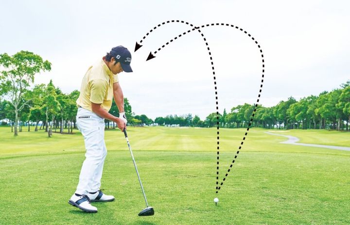 “左へ曲がるミス”を即効直す方法！「左ヒジ」に注意して振るのがコツ