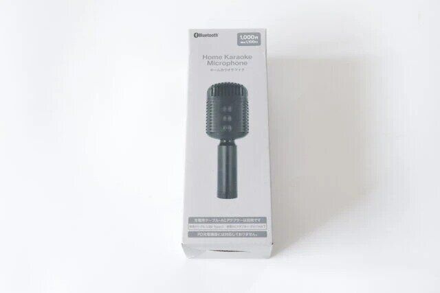 ダイソー ホームカラオケマイク（BK、GYBE） パッケージ
