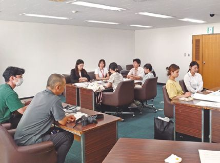 枚方市とのミーティングの様子