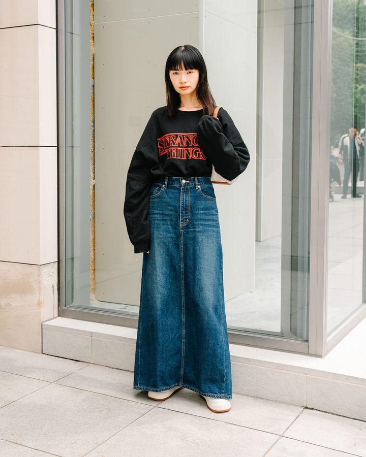 高身長×デニムお手本コーデ！身長165cm以上でスタイルアップできる着こなしテクニック