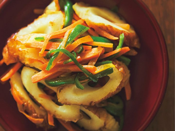 ちくわと人参とピーマンのきんぴら