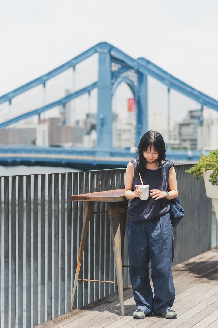 【愛用デニムSNAP】《Ai no de》のデニムパンツは薄手だから夏でも快適！ワントーンでシンプルに着たい