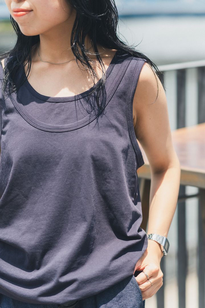 【愛用デニムSNAP】《Ai no de》のデニムパンツは薄手だから夏でも快適！ワントーンでシンプルに着たい