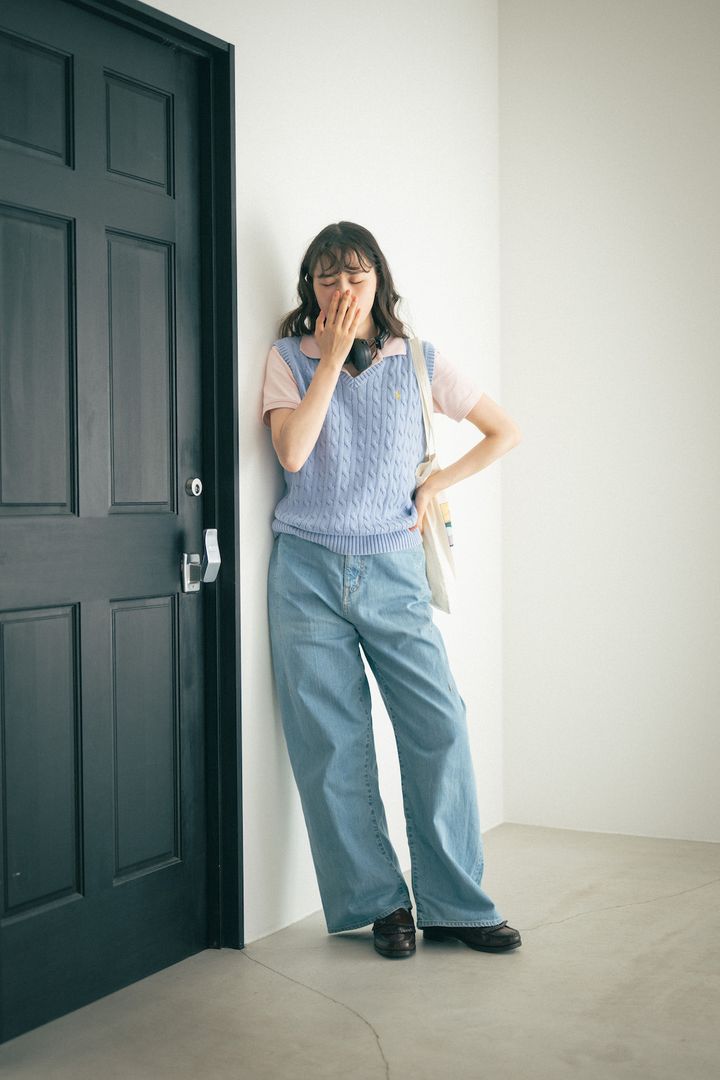 まだまだ暑い初秋にぴったりな“ポロシャツ”コーデ2選【FUDGE FRIEND おしゃれさんの毎日コーディネート｜うさみ】