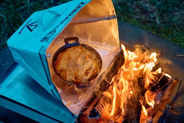 焚き火の熱を集めて調理できる!?画期的なギアが凄すぎた！